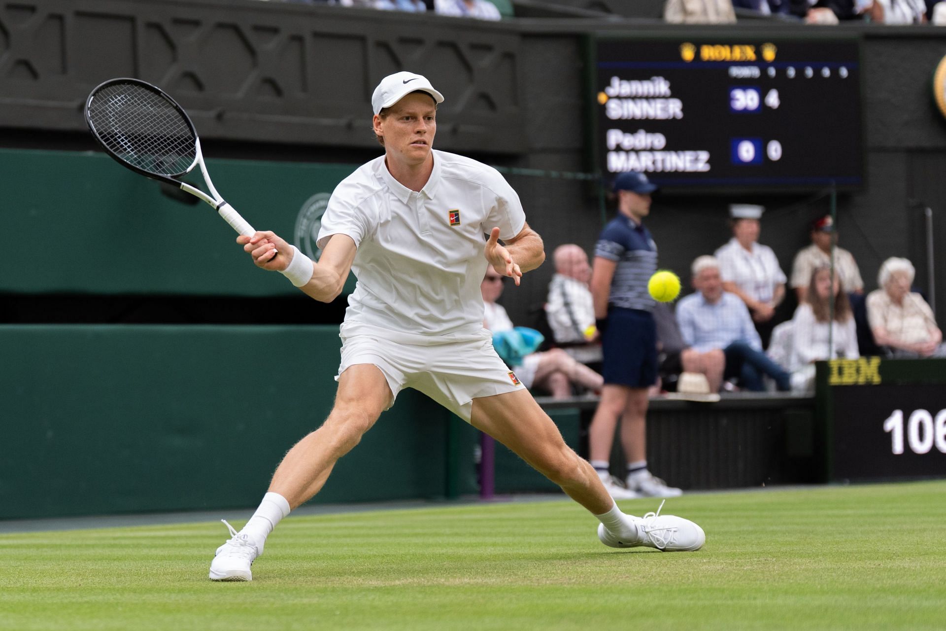In Picture: Sinner in action (Getty)